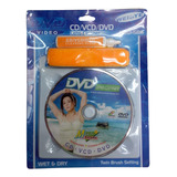 Kit Limpa Lente Cd Dvd Bluray Cd De Limpeza