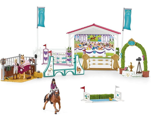 Schleich Horse Club, Juego De 36 Piezas, Juguetes De Caballo