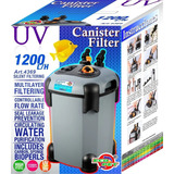 Filtro Canister Canasta Uv Acuario Peces Marino Dulce 1200lh