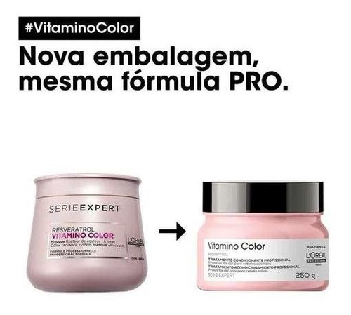 Máscara Trat. Expert Loreal Profissional Vitamino Color 250g