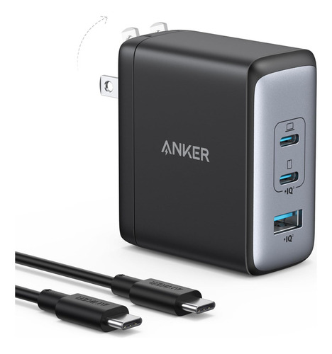 Cargador Anker Nano Usb-c De 100 W, Cargador Gan Compacto Y