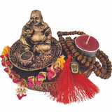 Kit Altar Para Comércio Buda Chinês