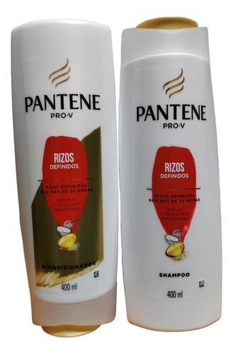 Pack De Shampoo + Acond Pantene Pro-v Rizos Definidos 400ml