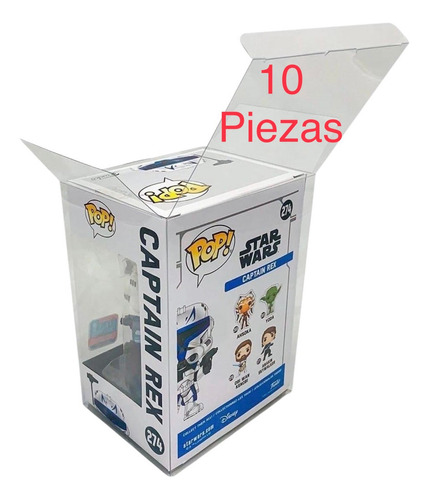 Funko Pop - Protector Para Funko Pop Semirigido (10 Piezas)