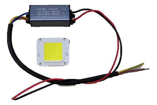 2 Driver + 2 Chip 50w Repuesto Para Reflector De Led 50w 