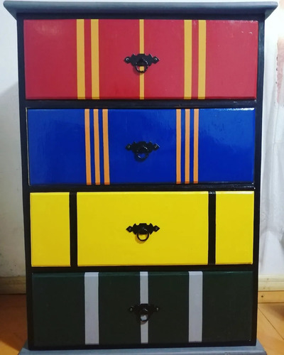 Cajonera Cómoda Diseño Harry Potter Hogwarts