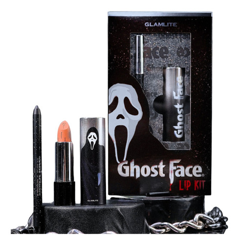 Set Labial + Delineador Ghost Face Lives X Glamlite Original