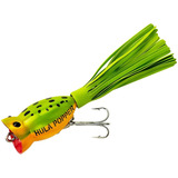 Pesca Currican Arbogast Hula Popper Hard Bait Belly Yellow