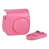 Funda De Cámara Pu Andoer Rosa Con Instax Mini Fujifilm Para