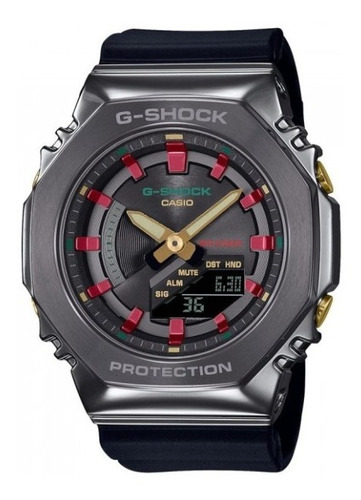 Reloj Casio G-shock Negro Gm-s2100ch-1a Carbon Gris Oscuro