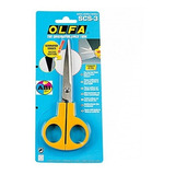 Tijera Olfa Cuchilla Dentada Fina Modelo Scs-3.(16 Cm)