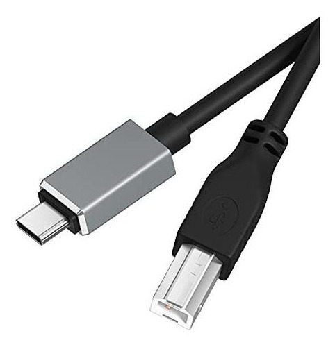 Cable Tpltech Para Impresora Usb C A Usb B 2.0 15ft