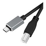 Cable Tpltech Para Impresora Usb C A Usb B 2.0 15ft