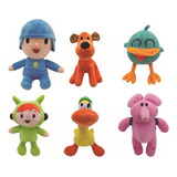 6pcs Pocoyo Peluche Muñeca Juguete Niños Cumpleaño Regalo