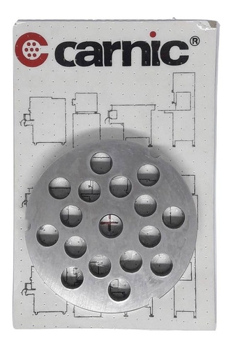 Disco Carnic Para Picadora De Carne N°32 Autoafilable 12.5mm