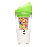Crunch Cup Xl Vaso Portable Para Llevar Cereal Sin Cuchara