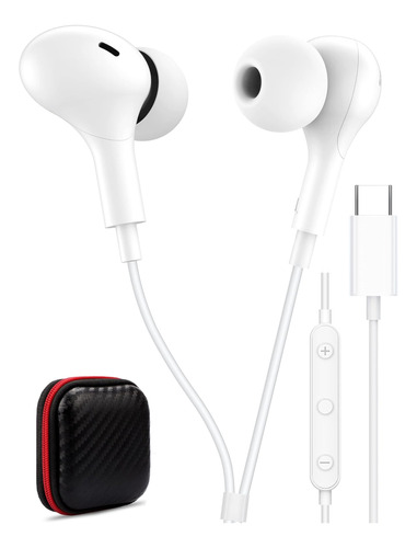 Auriculares Usb C Para S23 S22 S21 S20 A53 A54 Auriculares C