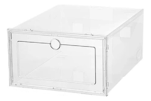 10 Cajas Organizadoras Apilables Para Zapatos De 24x33x14 Cm