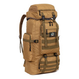 Mochila Tactica Outdoors Militar 90 Litros Color Arena