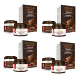 4 Kits De Alaciado Permanente De Chocolate Nutrapel Lassio