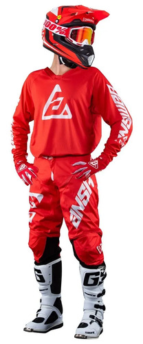 Jersey Y Pantalon Answer A18 Elite Rojo  | Meses sin interés