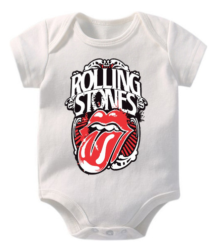 Body Bebe Personalizado, Rolling Stones, Banda De Rock.