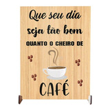 Plaquinha Decorativa Para Enfeite Cantinho Do Café