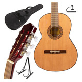 Guitarra Criolla Clasica Gracia M2 S+funda+soporte+capo