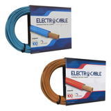 Cable Unipolar 2.5mm Celeste Marron Pack X2 50 Mt C/u