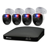 Swann Sistema De Camara De Seguridad 4k Hd, Dvr De 8 Ch Con