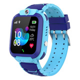 De Reloj Inteligente Azul C/lbs Locator/llamada Sos Para Niñ