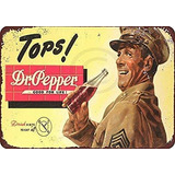 Bebida Dr. Pepper Topps Vintage Reproducción 8 X 12 De...