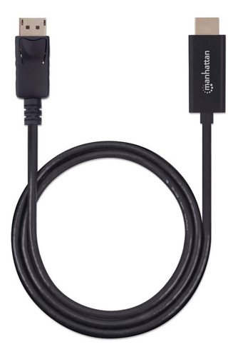 Cable Conector Displayport A Hdmi 4k 1m Negro Manhattan /vc