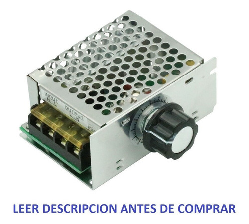 Control De Potencia Dimmer Triac 110v 220v Ca 20a