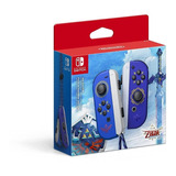 Set Joycons Nintendo Switch Azul Zelda Skyward Sword Genuino