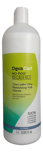 Devacurl Cachos No- Poo Decadence Shampoo Sem Espuma 1l