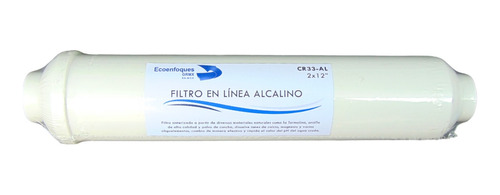 Filtro En Linea Alcalino 2x10  Entradas Tubing 1/4