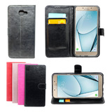 Capa Capinha Carteira Para Galaxy A9 A910 Flip Case Cores