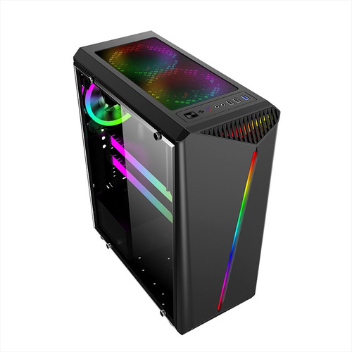 Rxe Croeslin B01 Case Gamer Pc Chasis Atx Rgb Vidrio