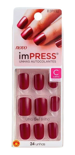 Unhas Postiças Autocolantes -  Curta  Easy Breezy - Kiss Ny