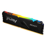 Memória Gamer Fury Beast Rgb 8gb Ddr4 Cl16 Dimm Kingston