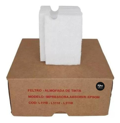 Kit C/20 Absorven Esponja Impressora Epson L1110 L3110 L3150