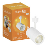 Lampara Spot Riel Led Inteligente 14w Atenuable Tecnolite Color Blanco