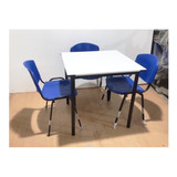 Mesa Comedor 76 Cm Con 4 Sillas