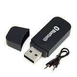 Receptor Bluetooth Usb Con Salida Auxiliar 3.5 Cable Incluid