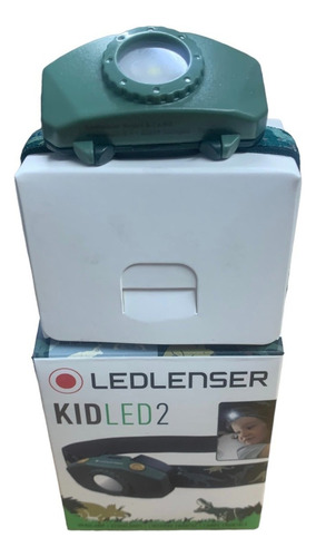 Linterna Led Frontal De Cabeza Ledlenser Kid Led 2 Color De La Luz Dinosaurios