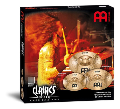 Set De Platillos Meinl Classic Custom Extreme Metal