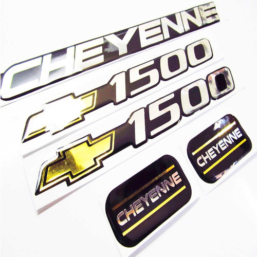 Chevrolet Cheyenne 1500 Emblemas Camioneta Calcomanas Foto 2