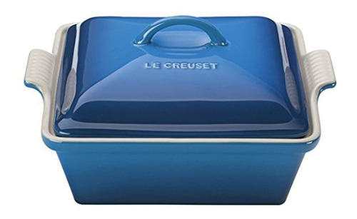 Le Creuset Cacerola Cuadrada De Gres Heritage Cubierta, 2.5