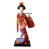 Muñeca Japonesa Geisha Kimono De 9 Pulgadas, Muñecas